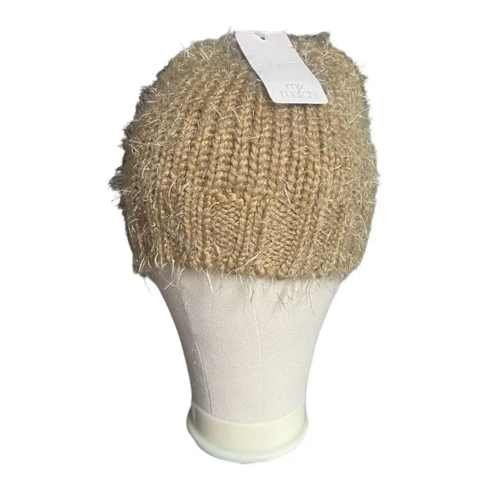 NWT Womens Chill Proof Mix Match Metallic Shag Beanie